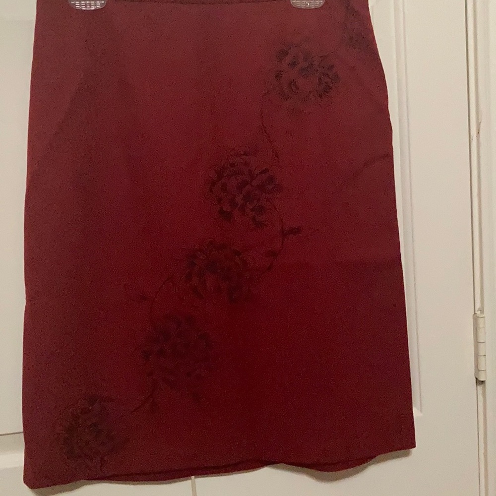 Red Ann Taylor loft skirt